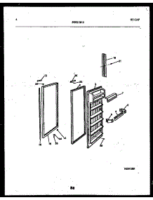 03 - Refrigerator Door Parts parts for Frigidaire Refrigerator RS22F5WX1C from AppliancePartsPros.com