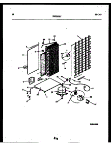 10 - System And Automatic Defrost Parts parts for Frigidaire Refrigerator RS22F5YX1B from AppliancePartsPros.com