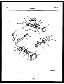 08 - Refrigerator Control Assembly, Damp parts for Frigidaire Refrigerator RS22F8DX1B from AppliancePartsPros.com