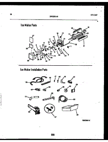 11 - Ice Maker And Ice Maker Installatio parts for Frigidaire Refrigerator RS22F8DX1B from AppliancePartsPros.com