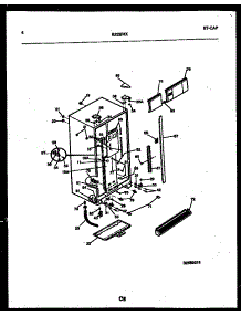 04 - Cabinet Parts parts for Frigidaire Refrigerator RS22F8DX1C from AppliancePartsPros.com