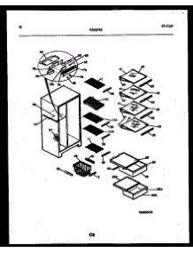 06 - Shelves And Supports parts for Frigidaire Refrigerator RS22F8DX1C from AppliancePartsPros.com