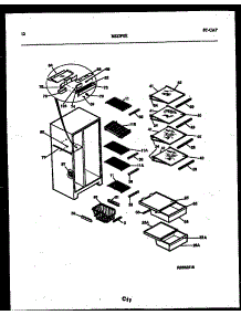 07 - Shelves And Supports parts for Frigidaire Refrigerator RS22F8DX1C from AppliancePartsPros.com