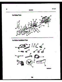 11 - Ice Maker And Ice Maker Installatio parts for Frigidaire Refrigerator RS22F8WX1C from AppliancePartsPros.com