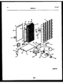 10 - System And Automatic Defrost Parts parts for Frigidaire Refrigerator RS22F9DX1B from AppliancePartsPros.com