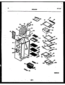 07 - Shelves And Supports parts for Frigidaire Refrigerator RS249MCD2 from AppliancePartsPros.com