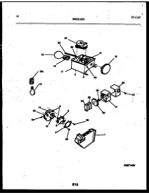 08 - Refrigerator Control Assembly, Damp parts for Frigidaire Refrigerator RS249MCD2 from AppliancePartsPros.com