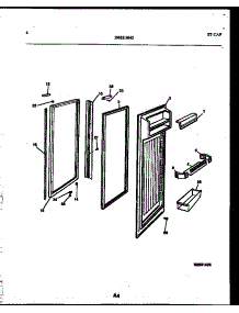 03 - Refrigerator Door Parts parts for Frigidaire Refrigerator RS24F9DX1C from AppliancePartsPros.com