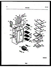 07 - Shelves And Supports parts for Frigidaire Refrigerator RS24F9DX1C from AppliancePartsPros.com