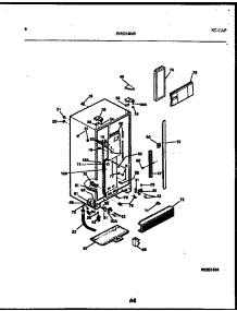 04 - Cabinet Parts parts for Frigidaire Refrigerator RS24F9YX1C from AppliancePartsPros.com