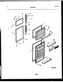 03 - Door Parts parts for Frigidaire Refrigerator RT156NCD0 from AppliancePartsPros.com