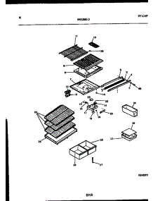 06 - Shelves And Supports parts for Frigidaire Refrigerator RT174NLH1 from AppliancePartsPros.com