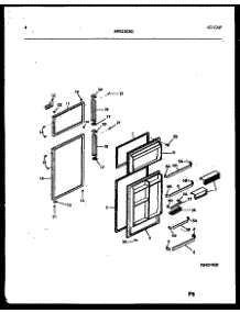 03 - Door Parts parts for Frigidaire Refrigerator RT176NCH0 from AppliancePartsPros.com