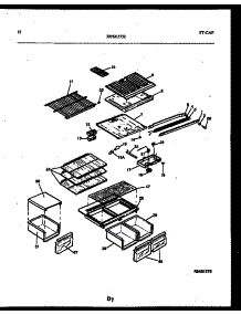 06 - Shelves And Supports parts for Frigidaire Refrigerator RT17F5YX4B from AppliancePartsPros.com
