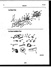 08 - Ice Maker And Installation Parts parts for Frigidaire Refrigerator RT185NLD0 from AppliancePartsPros.com