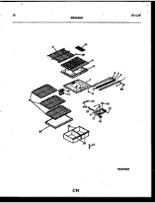 06 - Shelves And Supports parts for Frigidaire Refrigerator RT193MCW2 from AppliancePartsPros.com