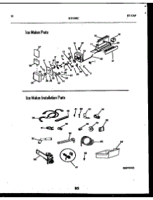09 - Ice Maker And Installation Parts parts for Frigidaire Refrigerator RT195SLD0 from AppliancePartsPros.com