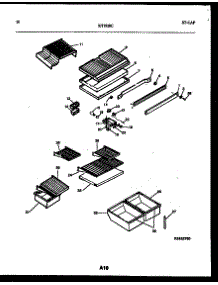 06 - Shelves And Supports parts for Frigidaire Refrigerator RT195SLW0 from AppliancePartsPros.com