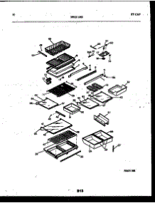 06 - Shelves And Supports parts for Frigidaire Refrigerator RT199PCD0 from AppliancePartsPros.com