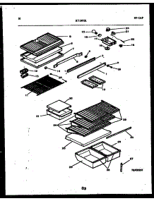 06 - Shelves And Supports parts for Frigidaire Refrigerator RT19F5YX3A from AppliancePartsPros.com
