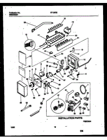 07 - Ice Maker / Installation Parts parts for Frigidaire Refrigerator RT19F8YX3D from AppliancePartsPros.com