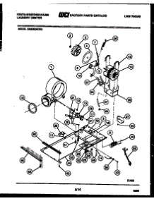 04 - Motor, Blower And Installation Part parts for Frigidaire Washer Dryer Combo SM230MXW2 from AppliancePartsPros.com