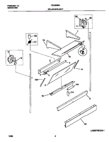 02 - Splasher parts for Frigidaire Range TEO356BHW1 from AppliancePartsPros.com