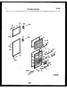 03 - Door Parts parts for Frigidaire Refrigerator TGK190KN0D from AppliancePartsPros.com
