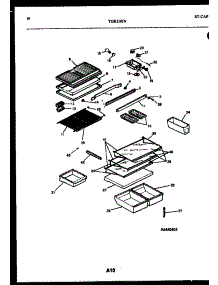 06 - Shelves And Supports parts for Frigidaire Refrigerator TGK210JN0D from AppliancePartsPros.com