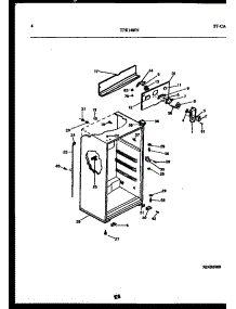 03 - Cabinet Parts parts for Frigidaire Refrigerator TPK140JN3D from AppliancePartsPros.com