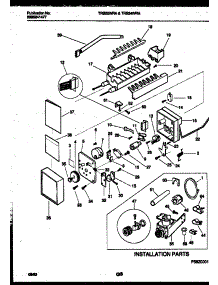 15 - Ice Maker And Installation Parts parts for Frigidaire Refrigerator TRS22WRAD0 from AppliancePartsPros.com
