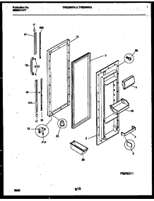 03 - Refrigerator Door Parts parts for Frigidaire Refrigerator TRS22WRAW0 from AppliancePartsPros.com