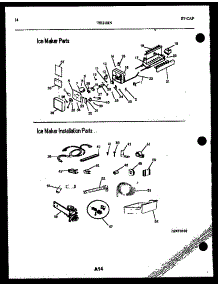 08 - Ice Maker And Ice Maker Installatio parts for Frigidaire Refrigerator TSI210JN0W from AppliancePartsPros.com