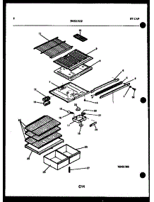 05 - Shelves And Supports parts for Frigidaire Refrigerator TSK150HN0D from AppliancePartsPros.com