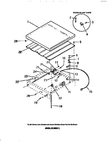 05 - Cabinet Top, Sub Top, Electrical Co parts for Frigidaire Washer WF2000CL1 from AppliancePartsPros.com