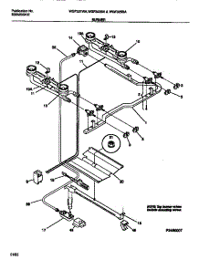 03 - Burner parts for Frigidaire Range WGF321WAWA from AppliancePartsPros.com