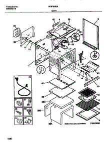 05 - Body parts for Frigidaire Range WGF353BAWA from AppliancePartsPros.com