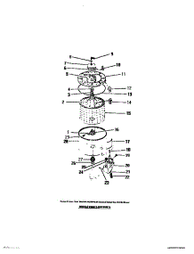 05 - Outer Tub, Inner Tub, Sub Top, Agit parts for Frigidaire Washer WISCL2 from AppliancePartsPros.com