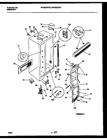 05 - Cabinet Parts parts for Frigidaire Refrigerator WRS20PRBD0 from AppliancePartsPros.com