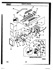 14 - Ice Maker And Installation Parts parts for Frigidaire Refrigerator WRS22WRAD0 from AppliancePartsPros.com
