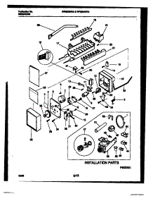 13 - Ice Maker And Installation Parts parts for Frigidaire Refrigerator WRS22WRAW0 from AppliancePartsPros.com