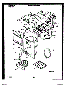 11 - Ice Door, Dispenser And Water Tanks parts for Frigidaire Refrigerator WRS24WRAD0 from AppliancePartsPros.com