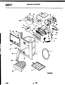 10 - Ice Door, Dispenser And Water Tanks parts for Frigidaire Refrigerator WRS24WRBD0 from AppliancePartsPros.com