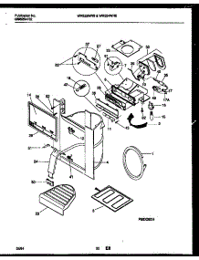11 - Ice Door, Dispenser And Water Tanks parts for Frigidaire Refrigerator WRS24WRBW0 from AppliancePartsPros.com