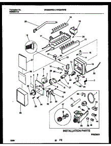 15 - Ice Maker And Installation Parts parts for Frigidaire Refrigerator WRS24WRBW0 from AppliancePartsPros.com