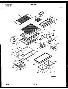 07 - Shelves And Supports parts for Frigidaire Refrigerator WRT17NRBW0 from AppliancePartsPros.com