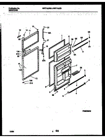 03 - Door Parts parts for Frigidaire Refrigerator WRT18JRBW0 from AppliancePartsPros.com