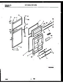 03 - Door Parts parts for Frigidaire Refrigerator WRT19NRBD1 from AppliancePartsPros.com