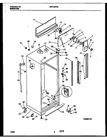 04 - Cabinet Parts parts for Frigidaire Refrigerator WRT19PRAW0 from AppliancePartsPros.com