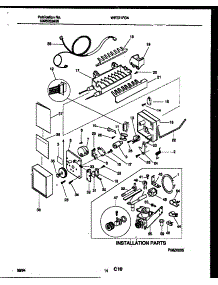 08 - Ice Maker And Installation Parts parts for Frigidaire Refrigerator WRT21BGAY1 from AppliancePartsPros.com